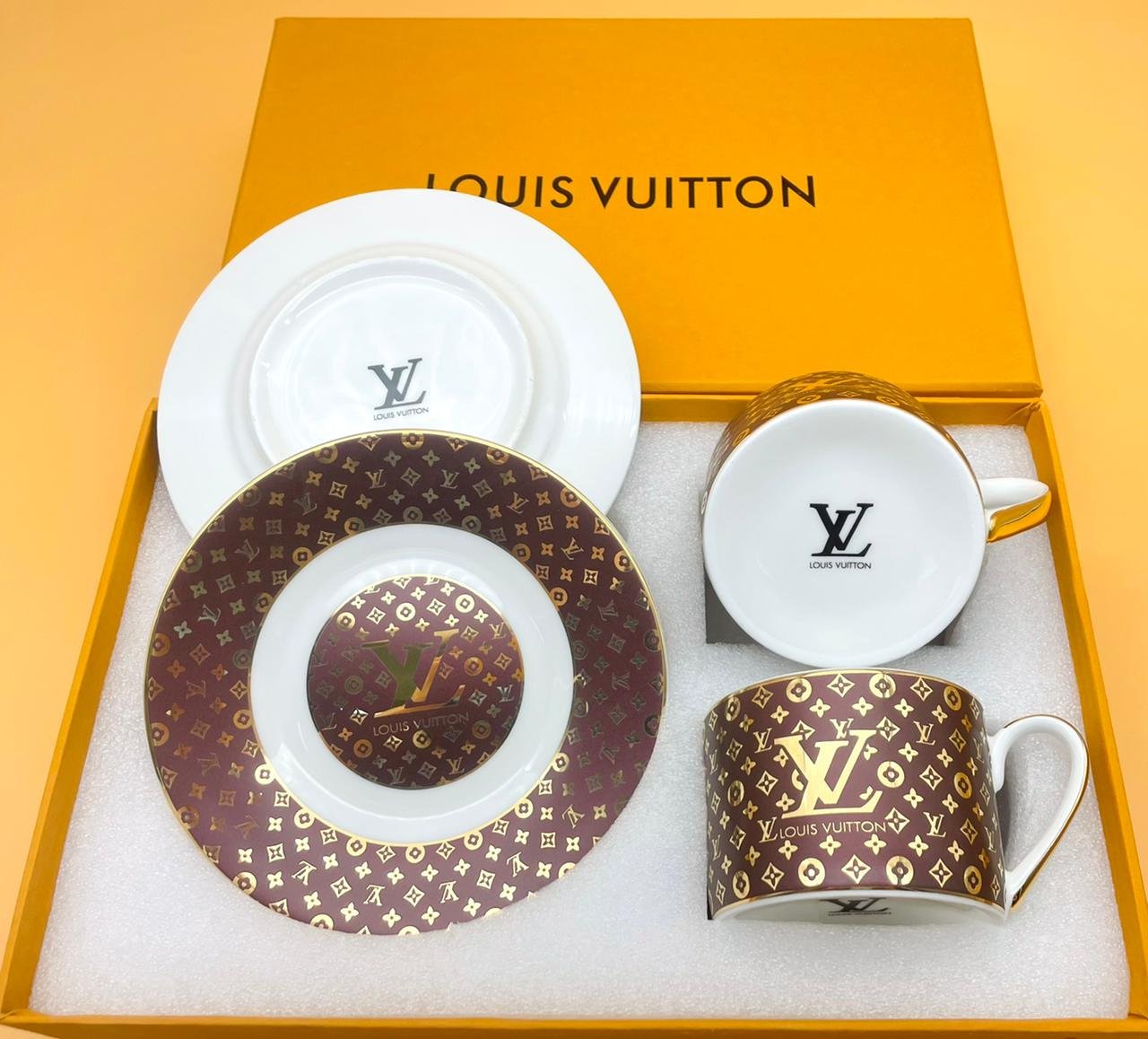 LV tea cups set of two  from Louis Vuitton  - Louis Vuitton Cups | Aleppo Gift UAE